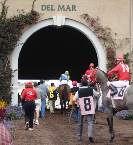 At the races