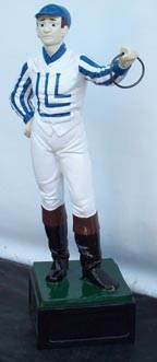 custom jockey statue