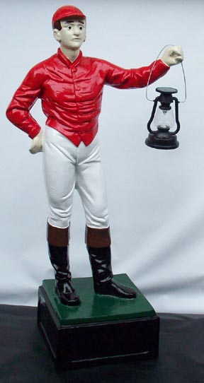 lawn jockey lantern