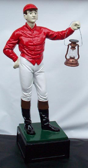 lawn jockey lantern