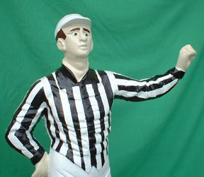 cast iron aluminum football referree pic picture lawn jockey statue photo jpg gif avi movie 