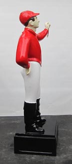 1946 horse racing jockey statue 